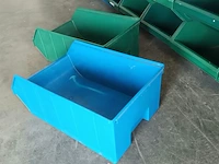 Ca. 63x grote magazijnbakken, overtoom, groen/blauw - afbeelding 5 van  5