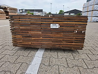 Ca. 63x guyana ipé planken geschaafd, 21x140mm, lengte 245cm - afbeelding 3 van  4