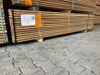 Ca. 63x guyana ipé planken geschaafd, 21x140mm, lengte 245cm - afbeelding 4 van  4