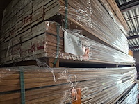 Ca. 63x hardhouten vlonderplanken geschaafd, 21x145mm, lengte 27/305cm, 36/335cm - afbeelding 4 van  4