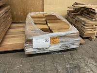 Ca. 63x ipé country grade planken ruw, 27x130mm, lengte 35cm - afbeelding 3 van  3