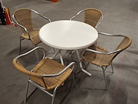 Ca. 63x terras stoelen met 16 tafels - afbeelding 15 van  17