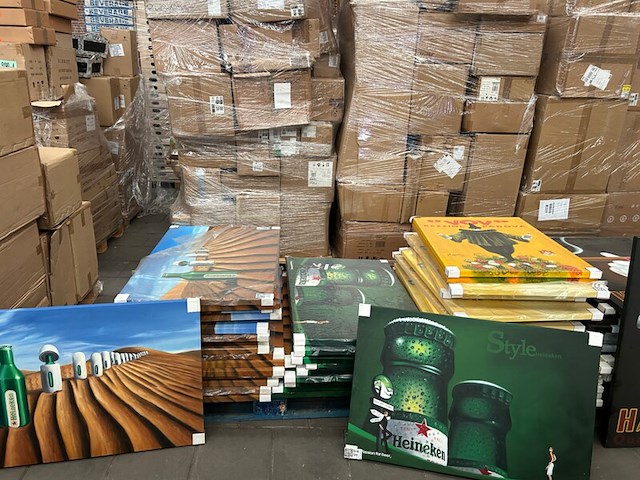 Ca. 64x canvas schilderij w.o. heineken - afbeelding 1 van  7