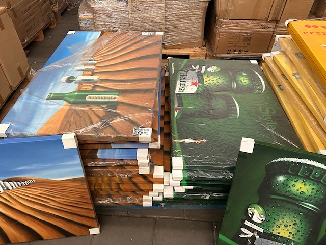 Ca. 64x canvas schilderij w.o. heineken - afbeelding 7 van  7