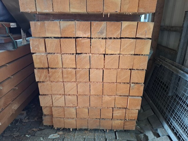 Ca 64x douglas balk 12x12cm - afbeelding 2 van  3