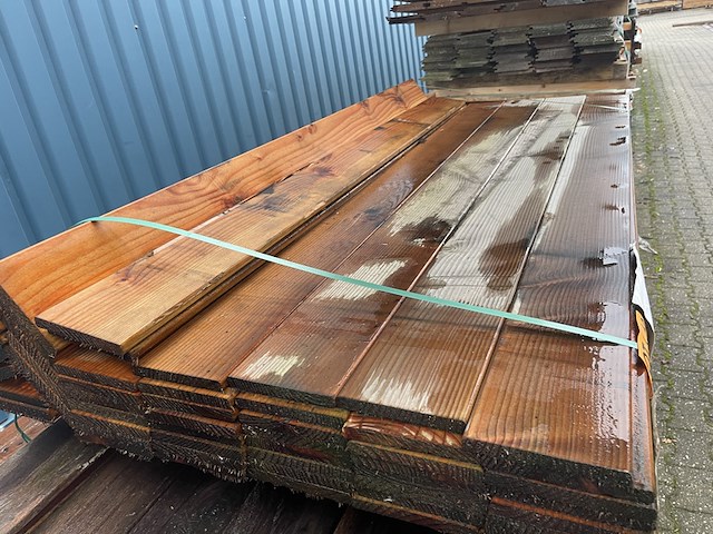 Ca. 64x douglas geschaafd, 16x140mm, lengte 180cm - afbeelding 1 van  3