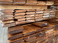 Ca. 64x douglas wisselsponning, 18x190mm, lengte 500cm - afbeelding 3 van  3