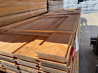 Ca. 64x douglas wisselsponning/halfhoutsrabat, 18x190mm, lengte 400cm - afbeelding 1 van  3