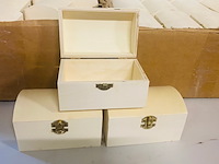 Ca. 64x houten schatkistjes - afbeelding 2 van  4