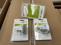 Ca. 650x wereldstekker, goobay - afbeelding 1 van  5