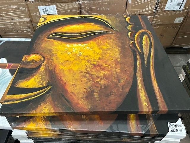 Ca. 65x canvas schilderij buddha - afbeelding 2 van  3
