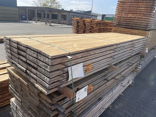 Ca. 65x douglas planken fijnbezaagd, 22x200mm, lengte 300cm - afbeelding 4 van  4