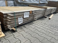 Ca. 65x douglas planken fijnbezaagd, 22x200mm, lengte 400cm - afbeelding 4 van  4