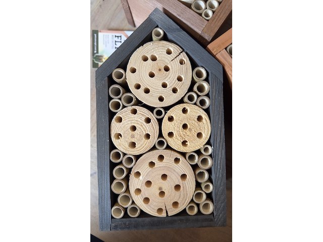 Ca. 65x insectenhotels & vlinderhuizen, kowloon / flyga - afbeelding 9 van  19