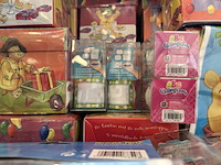 Ca. 65x kinder ansichtkaarten en naametiketten - afbeelding 3 van  4