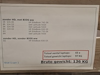 Ca. 65x laptop, hp/dell, o.a. elitebook 745 - afbeelding 13 van  20