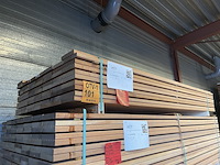 Ca. 65x mandioqueira vlonderplanken, 21x120mm, lengte 200cm - afbeelding 4 van  4