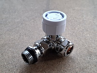 Ca. 65x radiatorkraan, best design, luxe, glans chroom - afbeelding 2 van  7