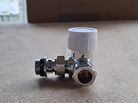 Ca. 65x radiatorkraan, best design, luxe, glans chroom - afbeelding 3 van  7