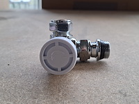 Ca. 65x radiatorkraan, best design, luxe, glans chroom - afbeelding 5 van  7