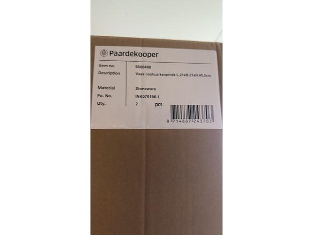 Ca. 66x decoratieve, keramische vaas, paardekooper, diverse modellen - afbeelding 11 van  15