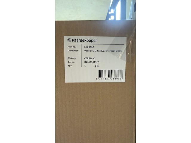 Ca. 66x decoratieve, keramische vaas, paardekooper, diverse modellen - afbeelding 12 van  15