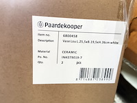 Ca. 66x decoratieve, keramische vaas, paardekooper, diverse modellen - afbeelding 13 van  15