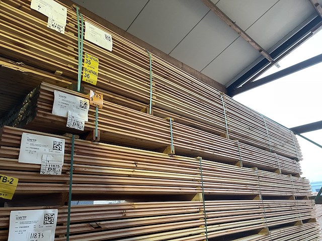 Ca. 66x douglas design- triple- deens profiel, 22x142mm, lengte 450cm - afbeelding 4 van  4