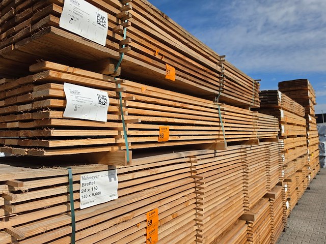 Ca. 66x douglas planken fijnbezaagd, 24x150mm, lengte 400cm - afbeelding 4 van  4
