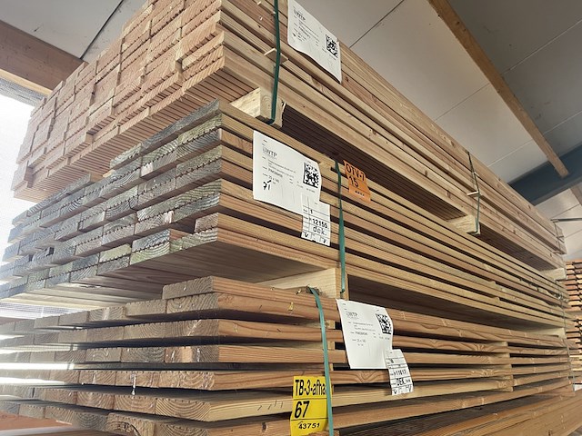 Ca. 66x douglas vlonderplanken, 25x140mm, lengte 300cm - afbeelding 4 van  4