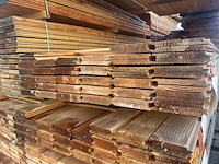 Ca. 66x douglas wisselsponning, 18x190mm, lengte 300cm - afbeelding 3 van  3