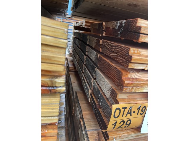 Ca. 66x douglas zweeds rabat, 26x190mm, lengte 300cm - afbeelding 3 van  3