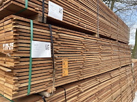 Ca. 66x guyana teak beschoeiingsplanken, 20x150mm, lengte 450cm - afbeelding 4 van  4