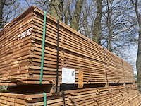 Ca. 66x guyana teak beschoeiingsplanken , 20x150mm, lengte 450cm - afbeelding 4 van  4