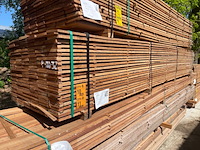 Ca. 66x guyana teak beschoeiingsplanken, 20x150mm, lengte 450cm - afbeelding 4 van  4