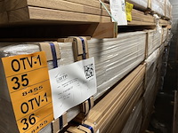 Ca. 66x guyana teak dekdelen gevingerlast, 21x90mm, lengte 400cm - afbeelding 4 van  4