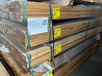 Ca. 66x guyana teak planken geschaafd, 25x90mm, lengte 245cm - afbeelding 4 van  4