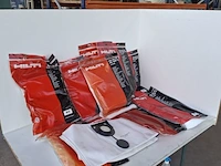 Ca. 66x stoffilterzakken, hilti