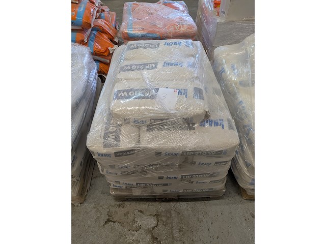 Ca. 66x zak à 25 kg cementgebonden basis- en afwerkpleister, knauf, up 210w - afbeelding 4 van  7
