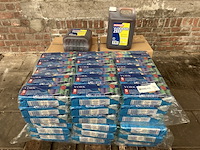 Ca. 675x schuurspons, 8x 5l vloeibare zeep