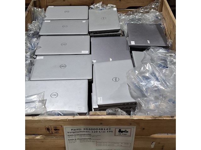 Ca. 67x chromebook, o.a. dell/acer - afbeelding 8 van  17