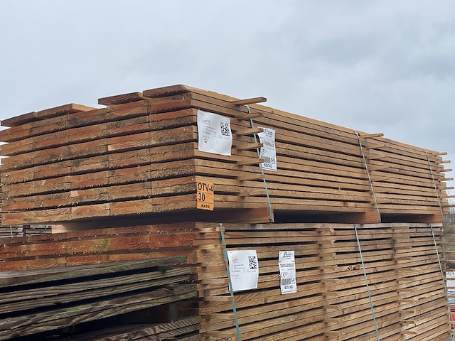 Ca. 67x douglas planken fijnbezaagd, 22x200mm, lengte 300cm - afbeelding 4 van  4