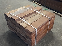 Ca. 67x hardhouten damwand, 5 x 19,5 x 100 cm - afbeelding 3 van  6