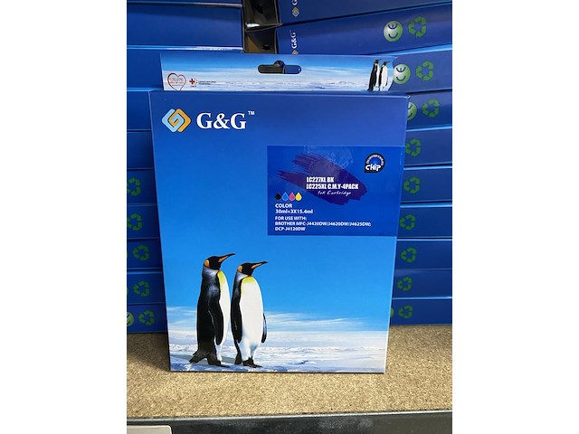 Ca. 67x inktcatridge, g&g, lc227xl bk lc225xl c.m.y. 4-pack - afbeelding 2 van  5