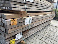 Ca. 67x massaranduba palen fijnbezaagd, 60x60mm, lengte 305cm - afbeelding 4 van  4