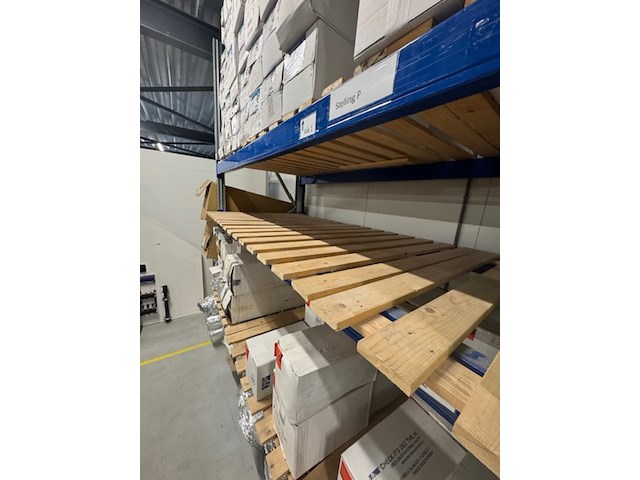 Ca. 6.80 meter magazijnstelling, grijs/blauw - afbeelding 3 van  5