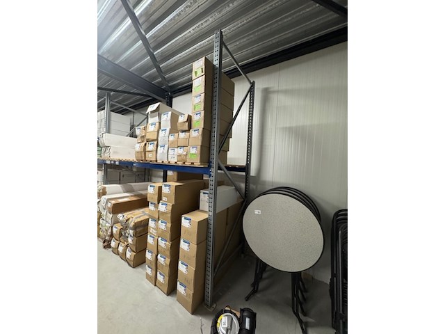 Ca. 6.80 meter magazijnstelling, grijs/blauw - afbeelding 4 van  5