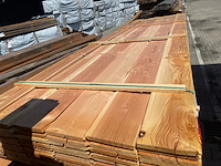 Ca. 68x douglas veer en groef, 18x185mm, lengte 400cm - afbeelding 1 van  3