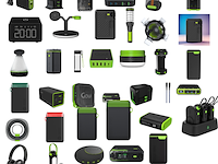 Ca. 68x elektonica accessoires, goui, powerbanks, headsets, speakers etc.