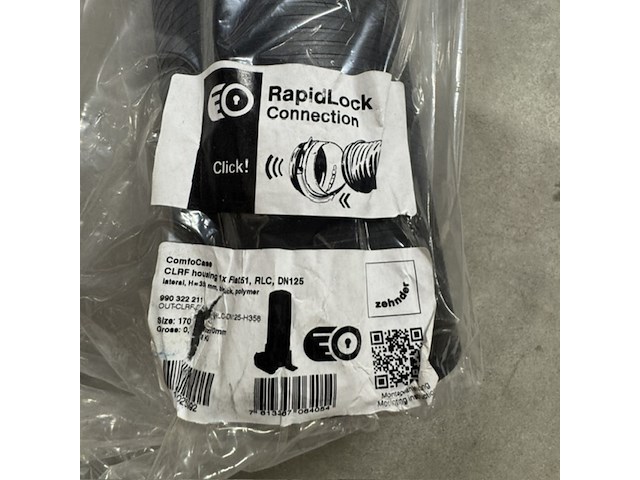 Ca. 68x luchtbehandeling koppelstukken, zehnder, rapid lock connection - afbeelding 3 van  4